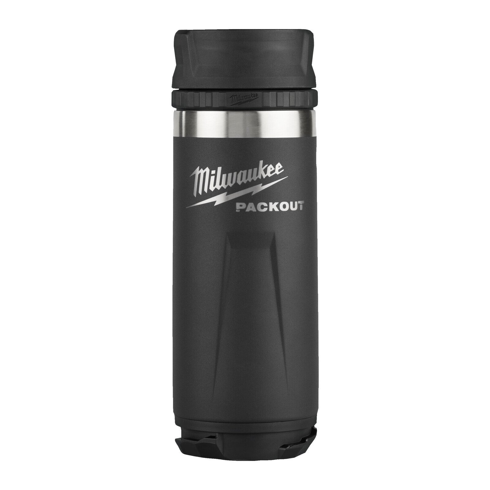 Milwaukee PACKOUT Isolierbecher 530 ml mit Trinkdeckel, schwarz