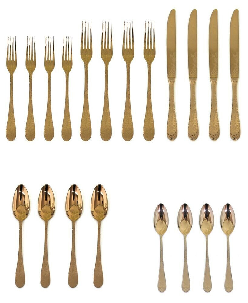 Mepra coccodrillo Bronzo Flatware Set, 20 Piece