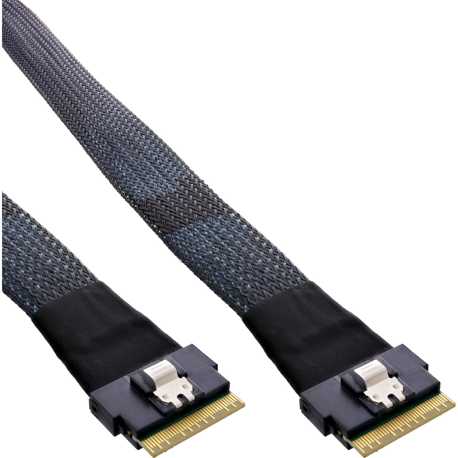InLine Slim SAS cable - SFF-8654 8X to SFF-8654 8X - 48 Gb/s - 0.5m