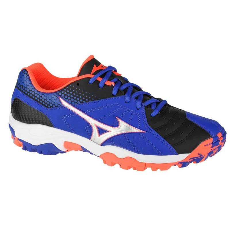 Мужские кроссовки спортивные для тенниса  синие текстильные низкие Shoes Mizuno Wave Gaia 3 M X1GD185003