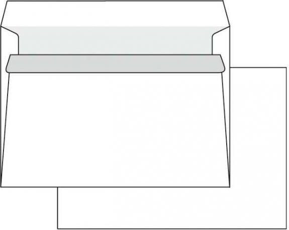 Krpa Self-adhesive envelope C5, 162 x 229mm, white, 1000 pcs.
