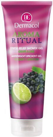 Dermacol Aroma Ritual Grape&Lime Shower Gel Расслабляющий гель для душа с лимонно виноградным ароматом 250 мл