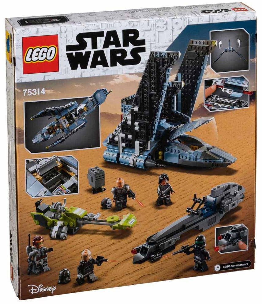 Детский конструктор LEGO Star Wars The Bad Batch Attack Shuttle, 75314, от  9 лет, 5 минифигурок Star Wars. lEGO V42602472 купить по выгодной цене от  21502 руб. в интернет-магазине LiteMF Market с доставкой