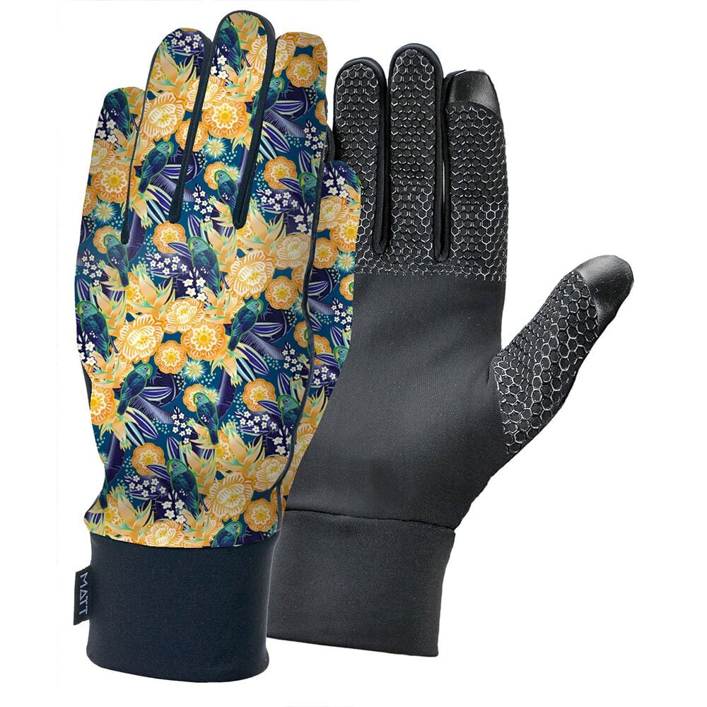 MATT C. Estrada Inner Touch Tropical Parrot Gloves