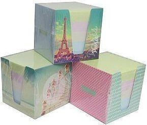 Interdruk Kostka papierowa kolor w kubiku kartonowym