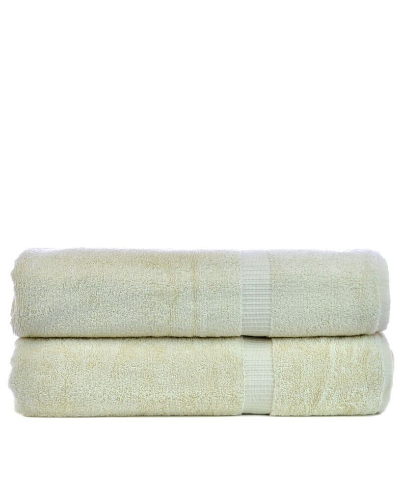 BC Bare Cotton luxury Hotel Spa Towel Turkish Bath Sheets, Set of 2