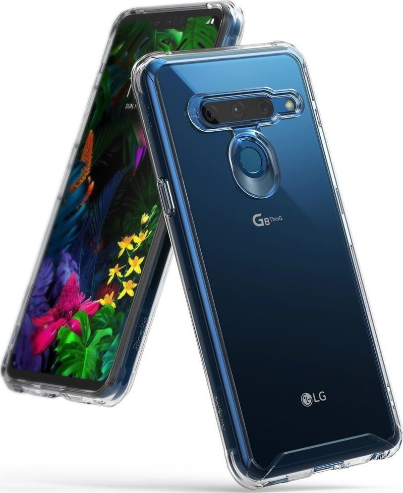 чехол силиконовый прозрачный LG G8 T Ringke