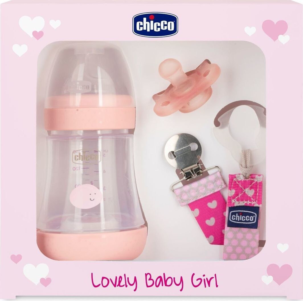 Бутылочка или ниблер для малышей Chicco CHICCO-21161-ZESTAW PERFEKT GIRL