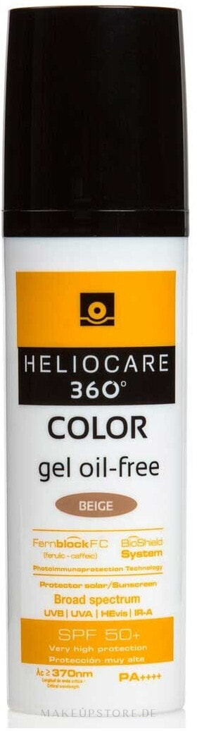 Getöntes Sonnenschutzgel mit LSF 50 - Cantabria Labs Heliocare 360 Gel Oil Free Color