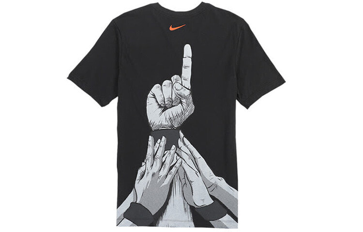 Nike Dri-FIT 高中联赛短袖T恤 男款 黑色 / Футболка Nike Dri-FIT T CI9080-010