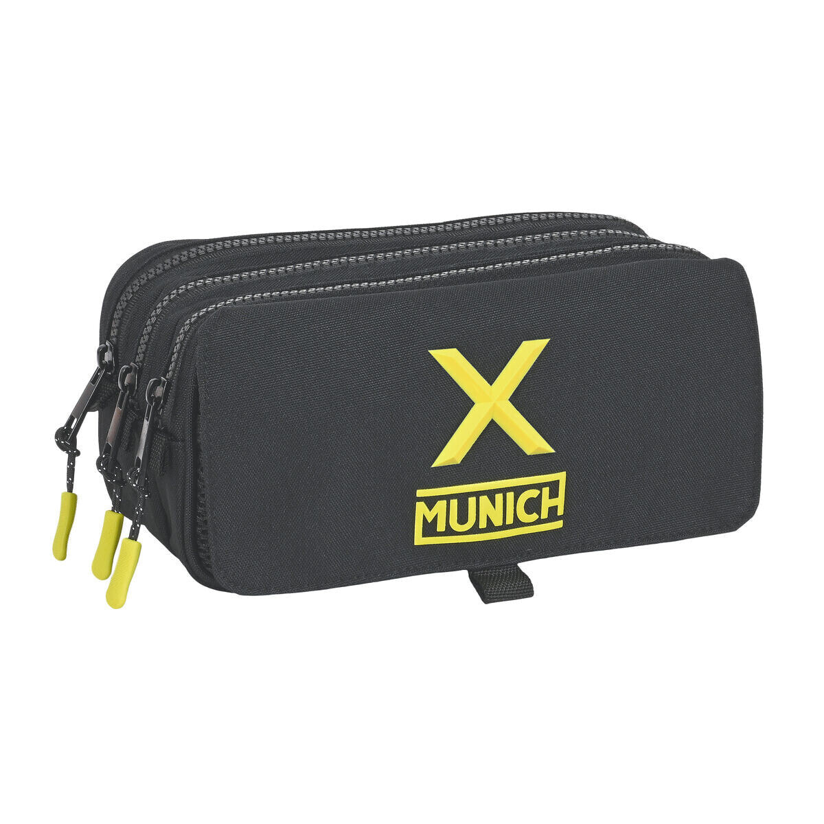 Triple Carry-all Munich Grafito (21,5 x 10 x 8 cm)