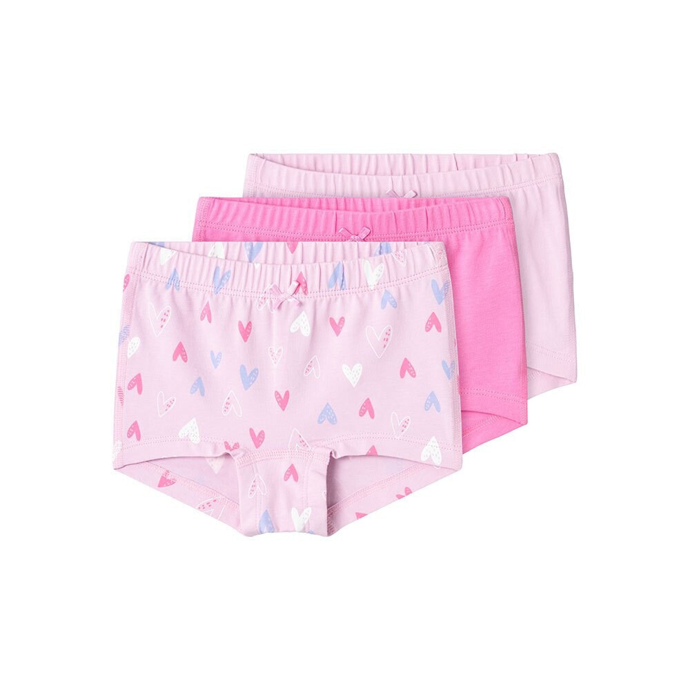 NAME IT Pink Hearts Panties 3 Units