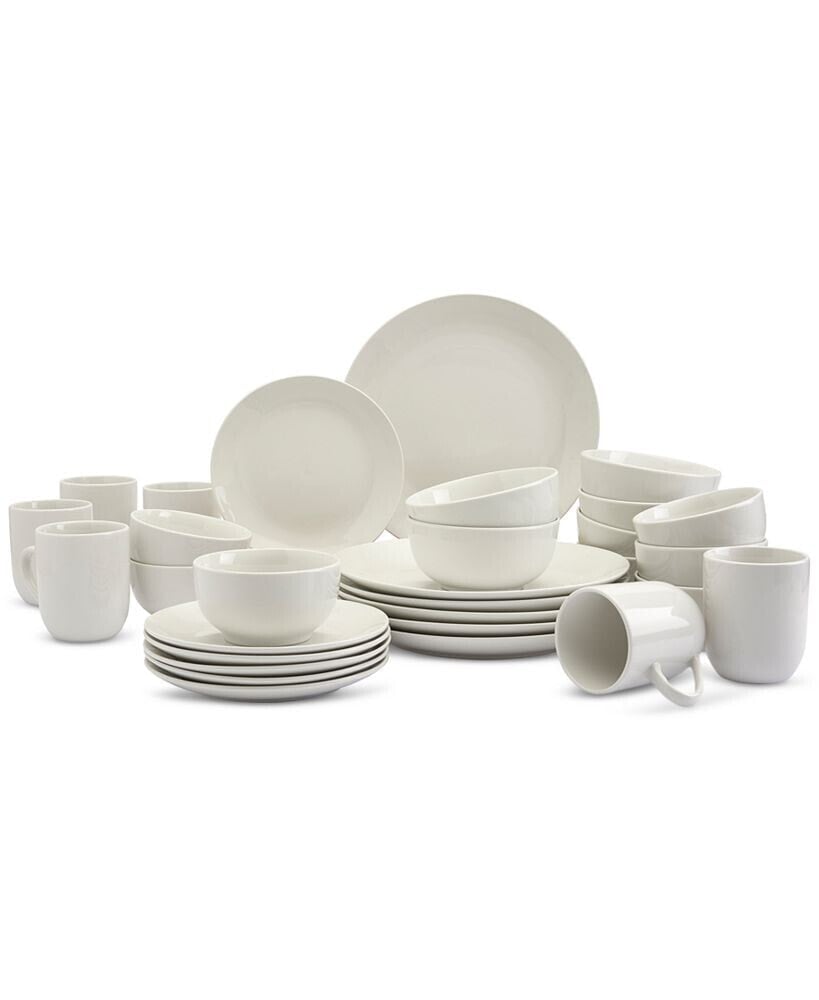 Studio TU round Coupe 30-Pc. Dinnerware Set, Service for 6