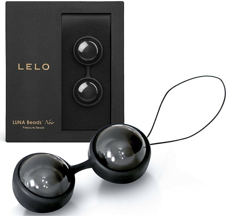 Vaginalkugeln schwarz 2 St. - Lelo Luna Beads Noir