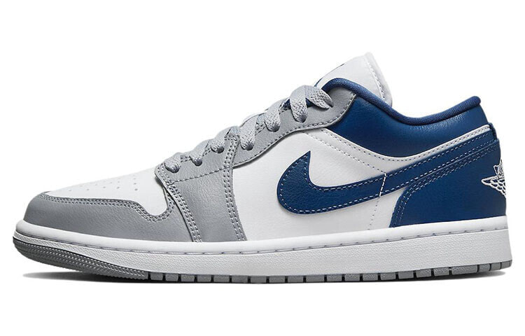 Jordan Air Jordan 1 low 防滑 低帮 复古篮球鞋 女款 灰蓝 / Кроссовки Jordan Air Jordan 1 low DC0774-042