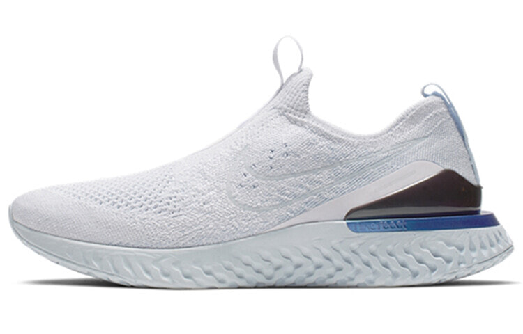 Nike Epic React Flyknit 低帮 跑步鞋 女款 白蓝 / Кроссовки Nike Epic React Flyknit BV0415-101