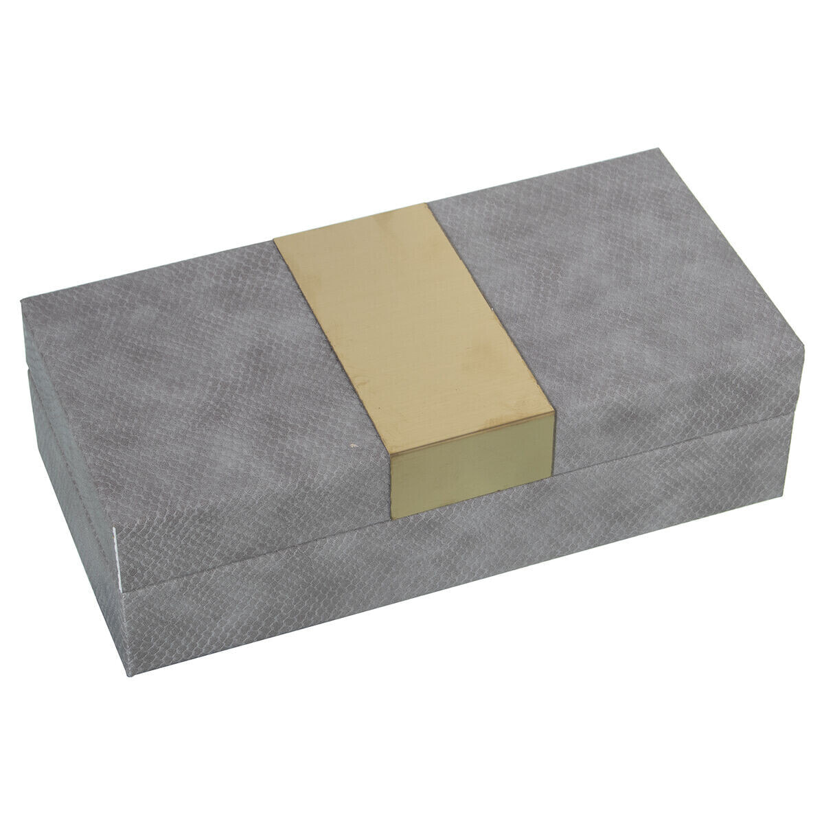 Jewelry box Alexandra House Living Grey Wood 25 x 7 x 12 cm