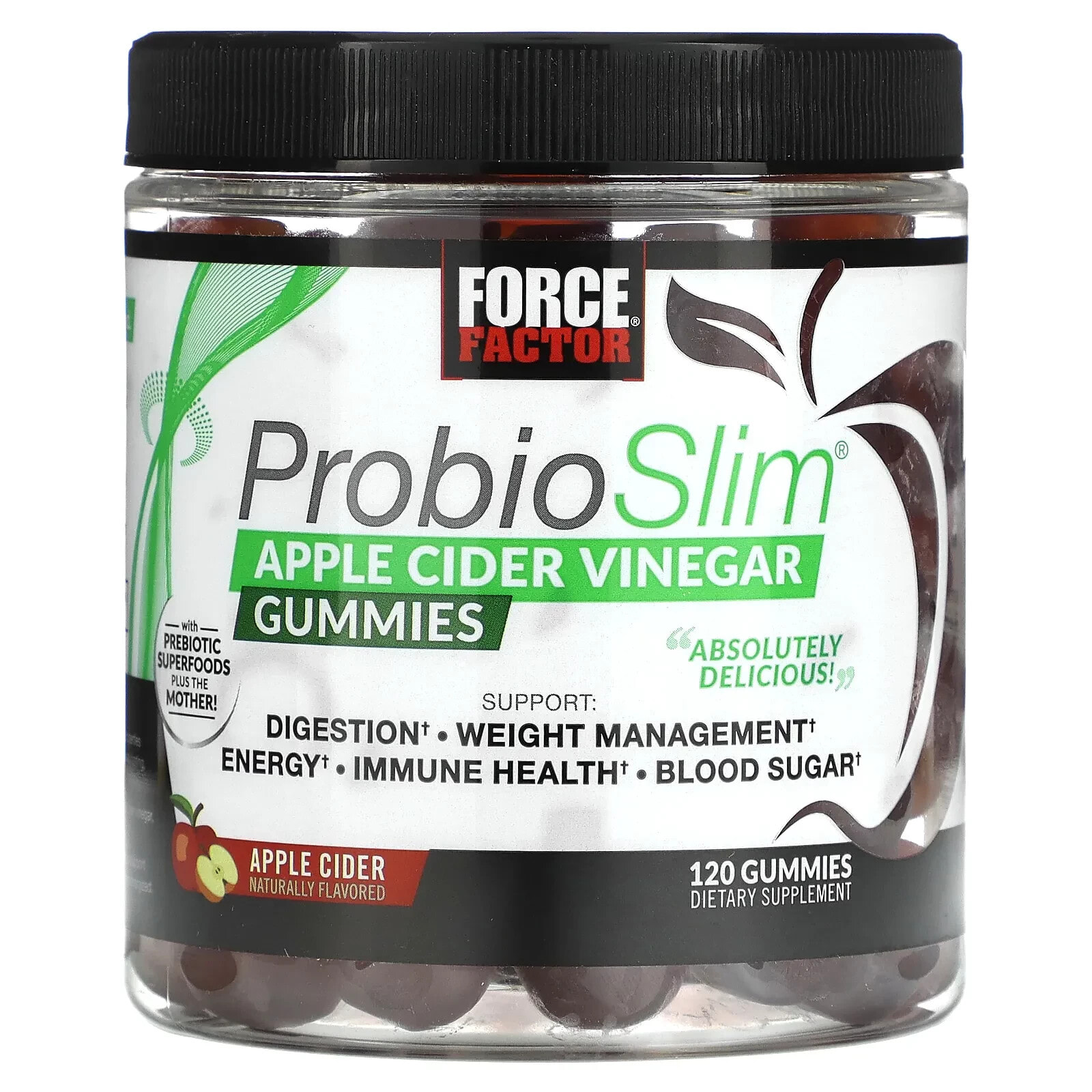 ProbioSlim, Apple Cider Vinegar Gummies, 120 Gummies