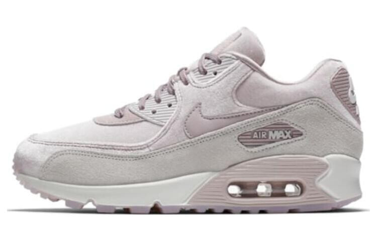 Nike Air Max 90 Velvet Particle Rose 复古气垫 低帮 跑步鞋 女款 灰粉 / Кроссовки Nike Air Max 90 Velvet Particle Rose 898512-600