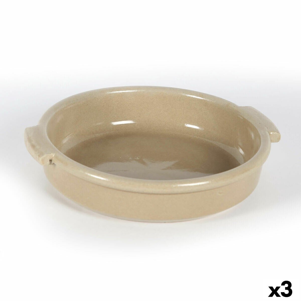 Saucepan Anaflor Ceramic Brown (Ø 21 cm) (3 Units)