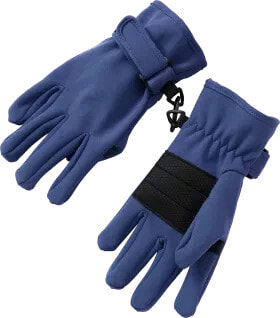 Handschuhe aus Softshell, blau, Gr. 3, 1 St