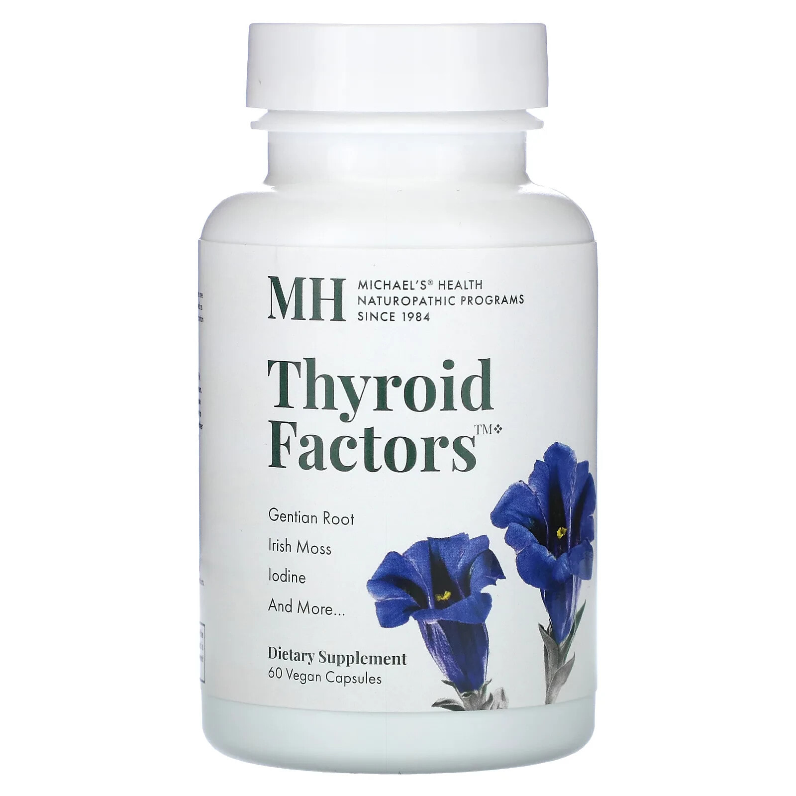 Michael's Naturopathic, Thyroid Factors, 60 Vegan Capsules