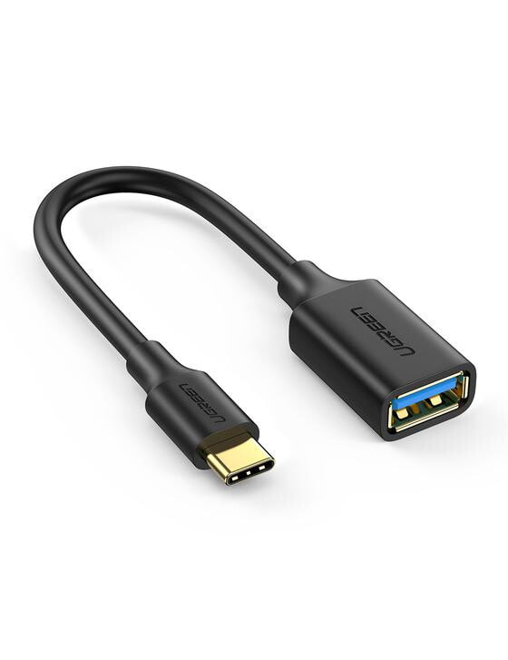 Ugreen 30701 USB кабель 0,15 m USB 3.2 Gen 1 (3.1 Gen 1) USB C USB A Черный