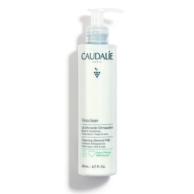 Caudalie Vinoclean Cleansing Almond Milk Очищающее миндальное молочко для лица и глаз 200 мл