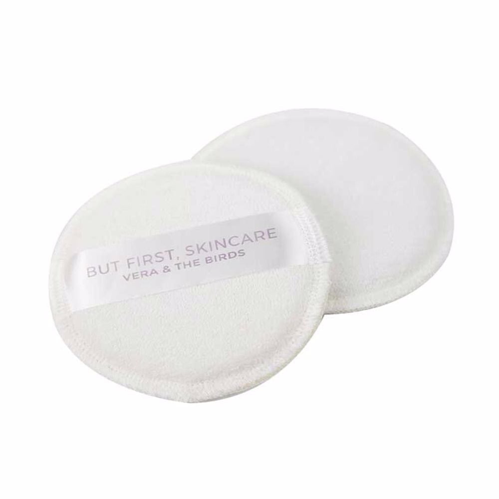 Vera & The Birds Pro Reusable Makeup Remover Pads Многоразовые подушечки для снятия макияжа 2 шт