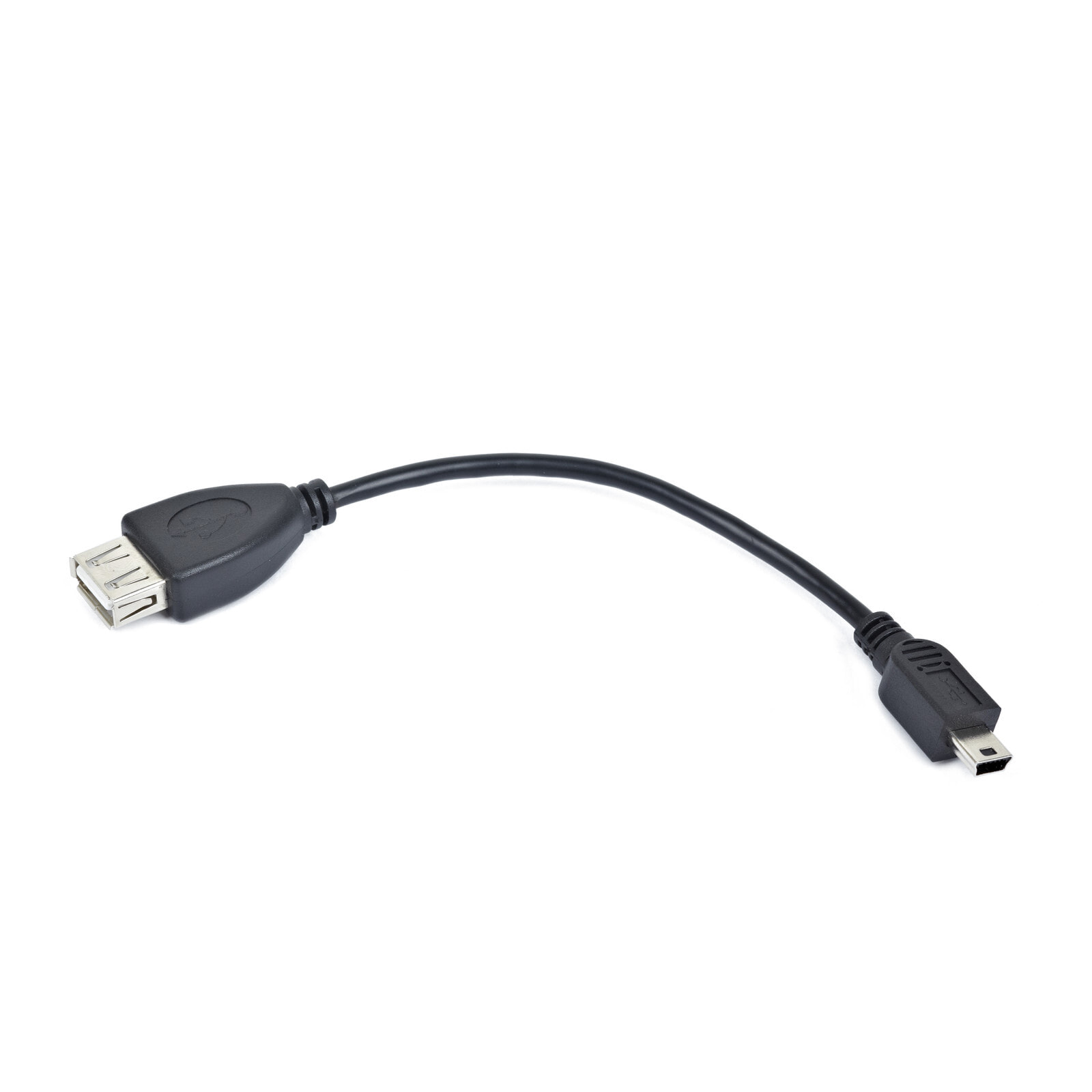 Gembird USB mini/USB 0.15m USB кабель 0,15 m USB 2.0 Mini-USB B USB A Черный A-OTG-AFBM-002