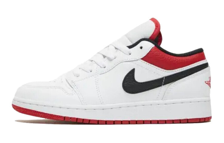 Jordan Air Jordan 1 Low 日本 低帮 复古篮球鞋 GS 白红 / Кроссовки Jordan Air Jordan 1 Low GS 553560-118