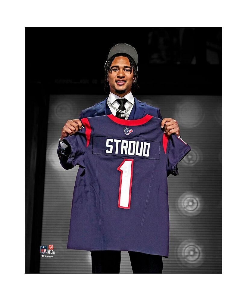 Fanatics Authentic c.J. Stroud Houston Texans Unsigned Draft Night Photograph