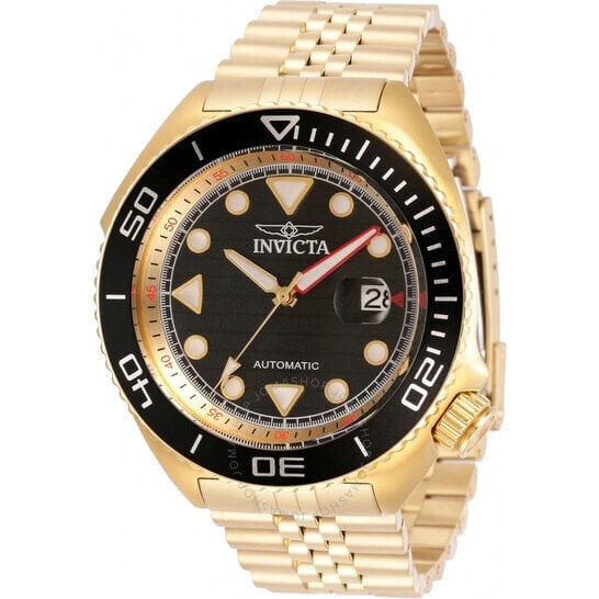 Invicta pro diver automatic shop black dial men's watch