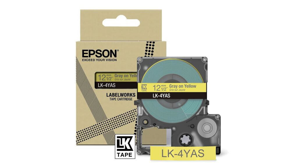 Epson LK-4YAS Серый, Желтый C53S672104