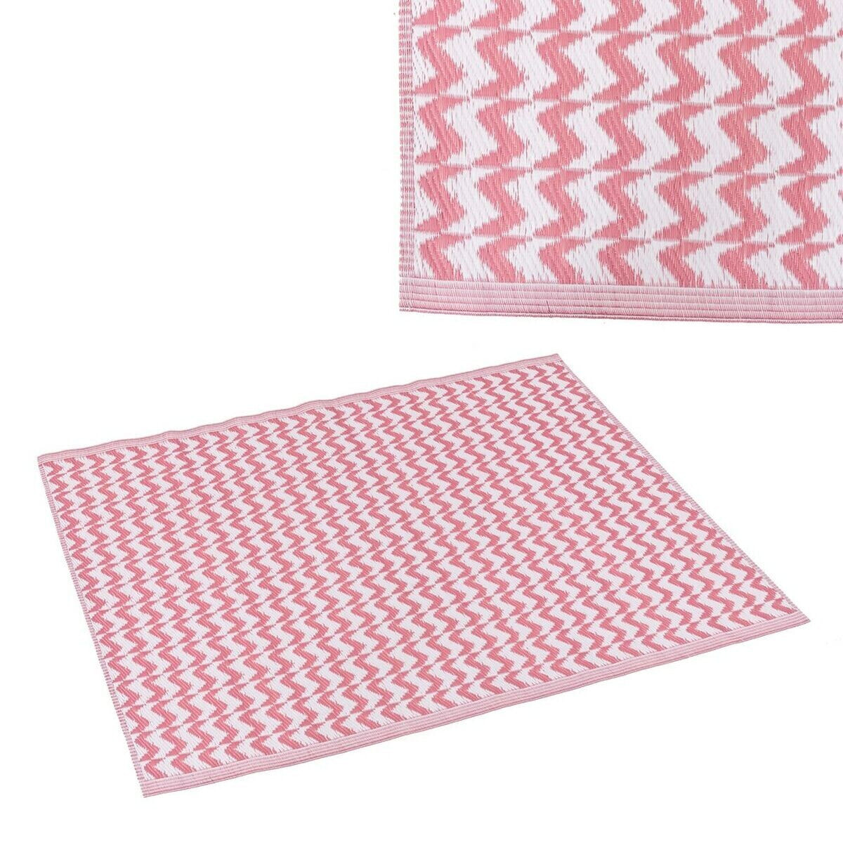 Ковер для улицы Naxos 160 x 230 x 0,5 cm Розовый Белый полипропилен