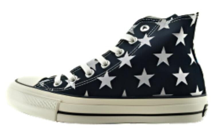 Converse All Star Canvas Shoes Unisex High-Top Black Beige