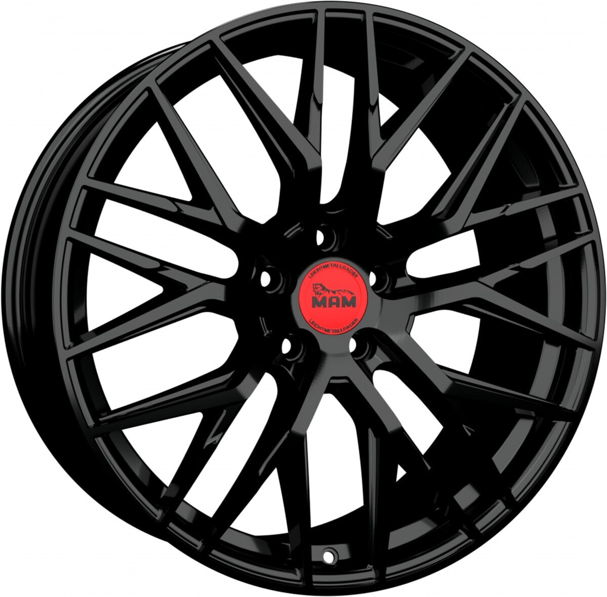 Колесный диск литой MAM RS4 black painted 8.5x19 ET40 - LK5/114.3 ML72.6