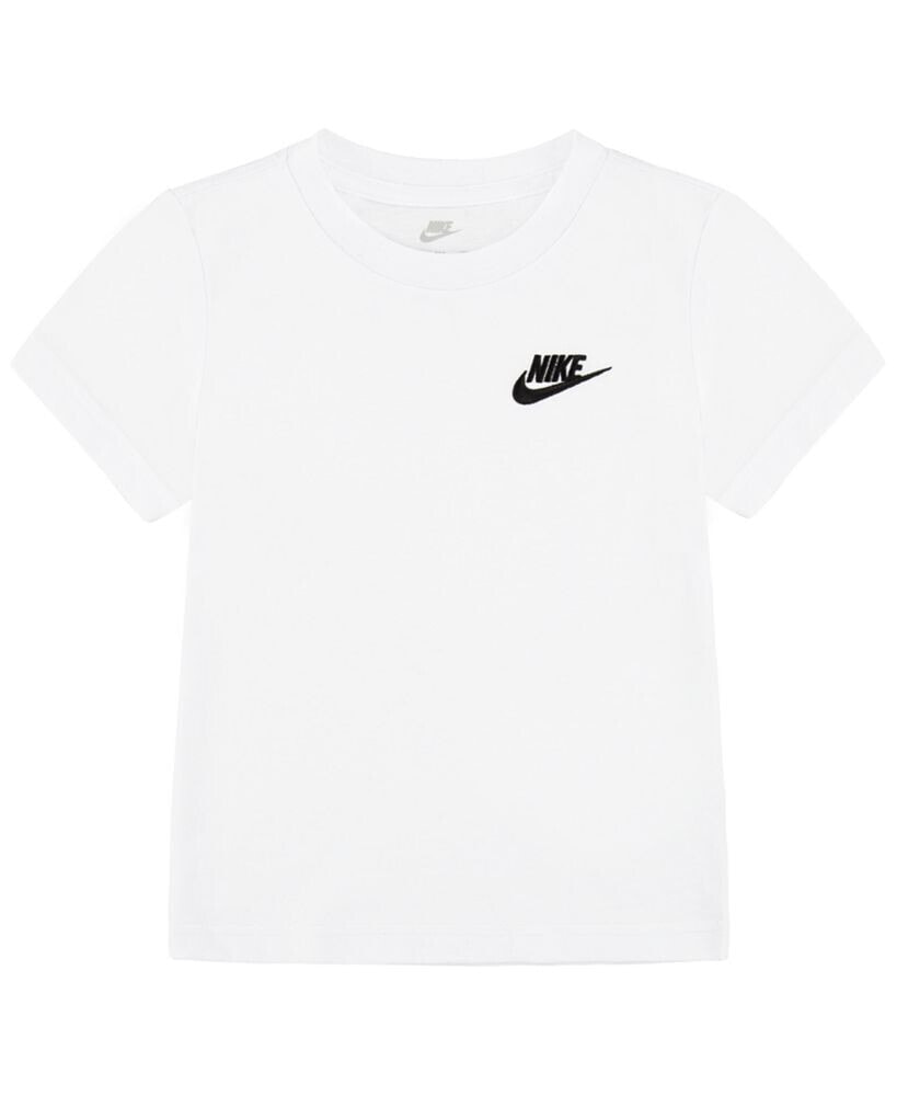 Nike toddler Boys Sportswear Embroidered Futura Short Sleeve T-shirt