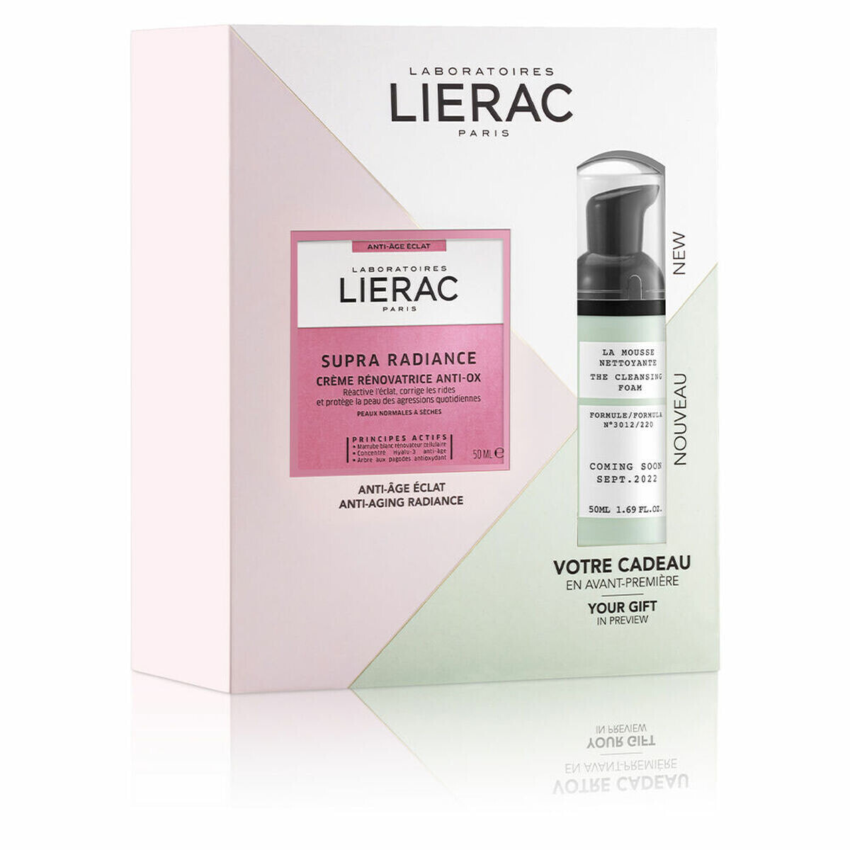 Косметический набор унисекс Lierac Radiance Crema Renovadora Ox 2 Предметы