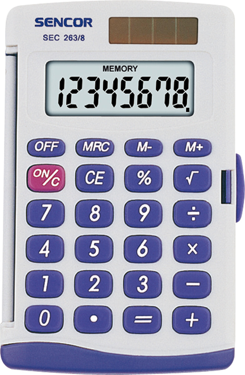 Sencor SEC 263/8 калькулятор Карман Базовый Серый SEC 263/ 8