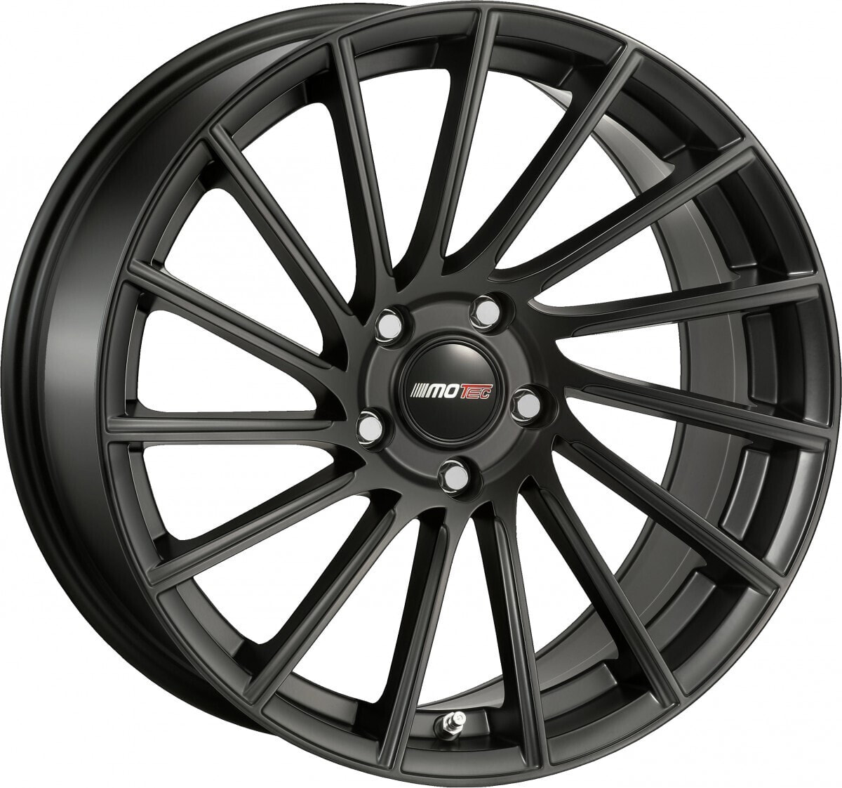 Колесный диск литой Motec Tornado flat black 8.5x18 ET45 - LK5/112 ML66.5