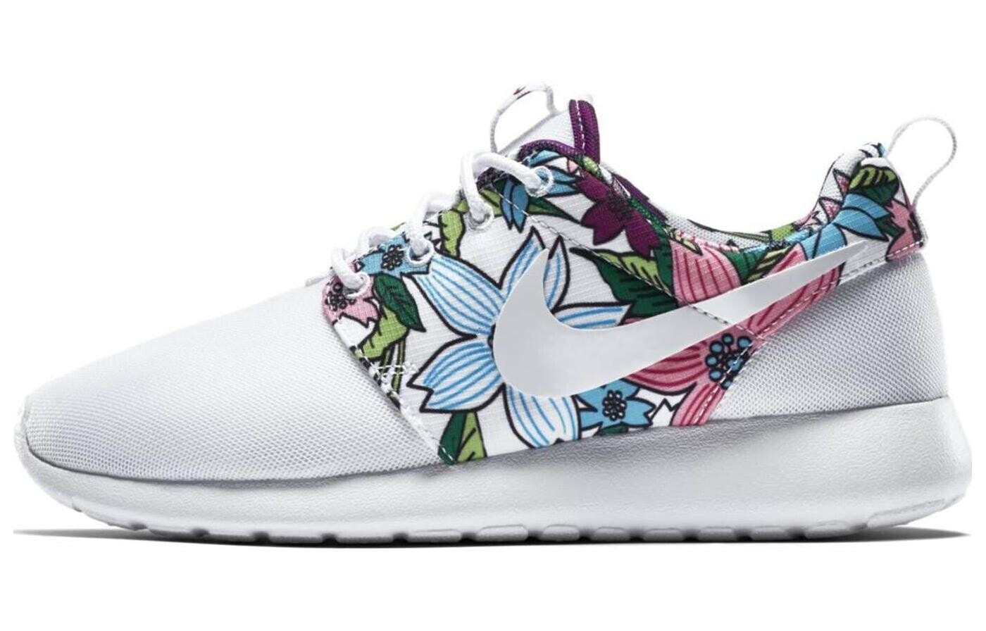 Nike Roshe Run White Floral Aloha 女款 花卉 / Кроссовки Nike Roshe Run 599432-113