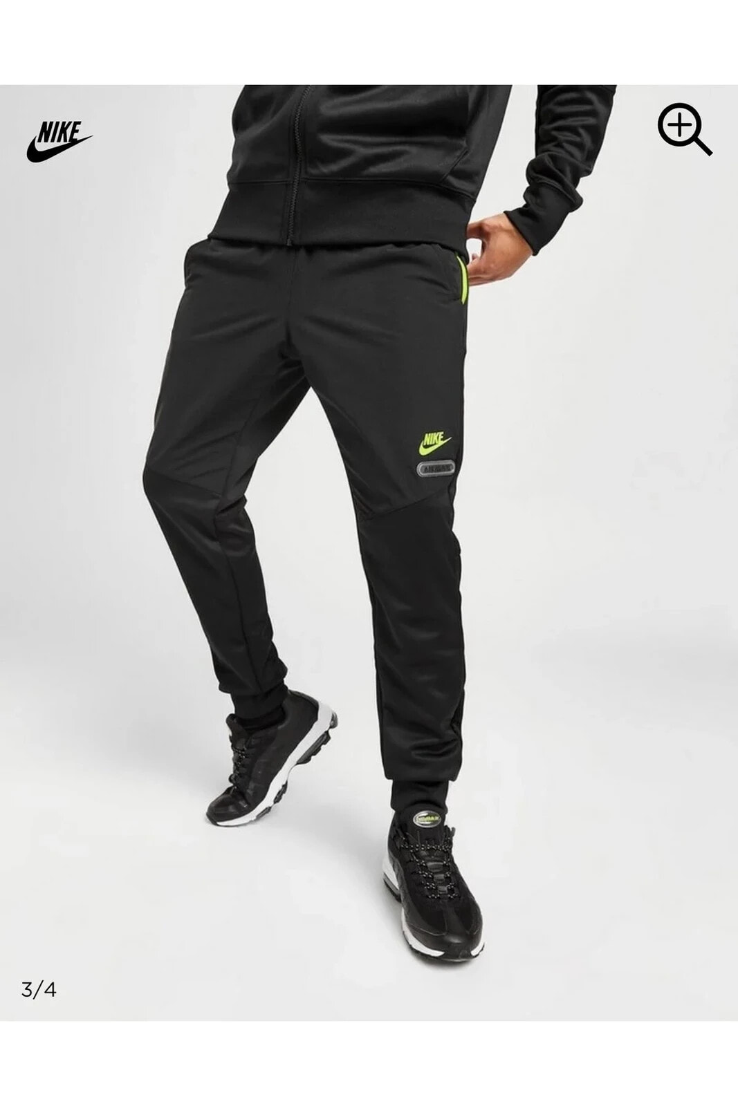 Sportswear Air Max Erkek Jogger Siyah Erkek Eşofman Altı