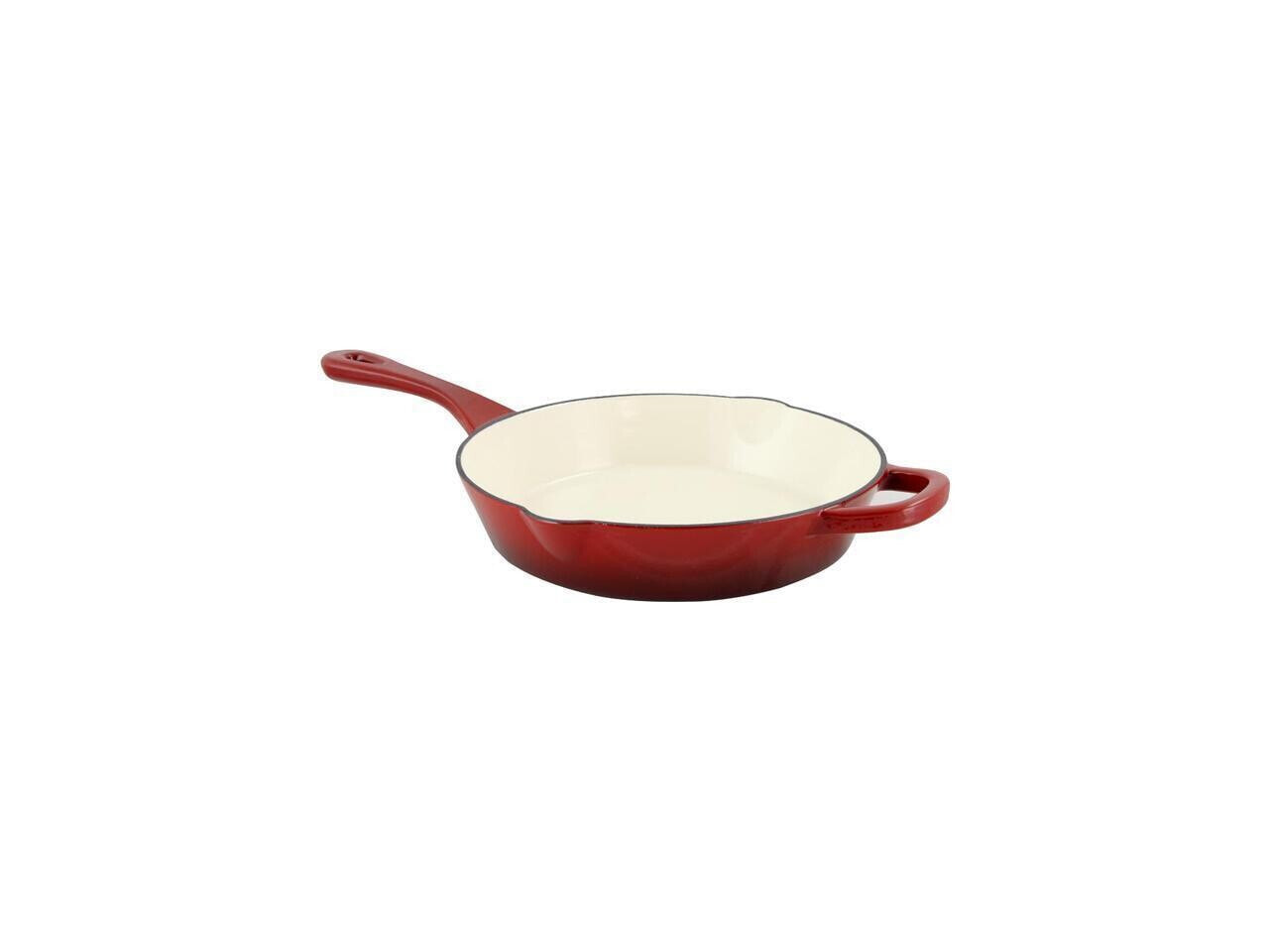 Crock Pot 111980.01 Artisan 10 Inch Enameled Cast Iron Round Skillet, Scarlet...