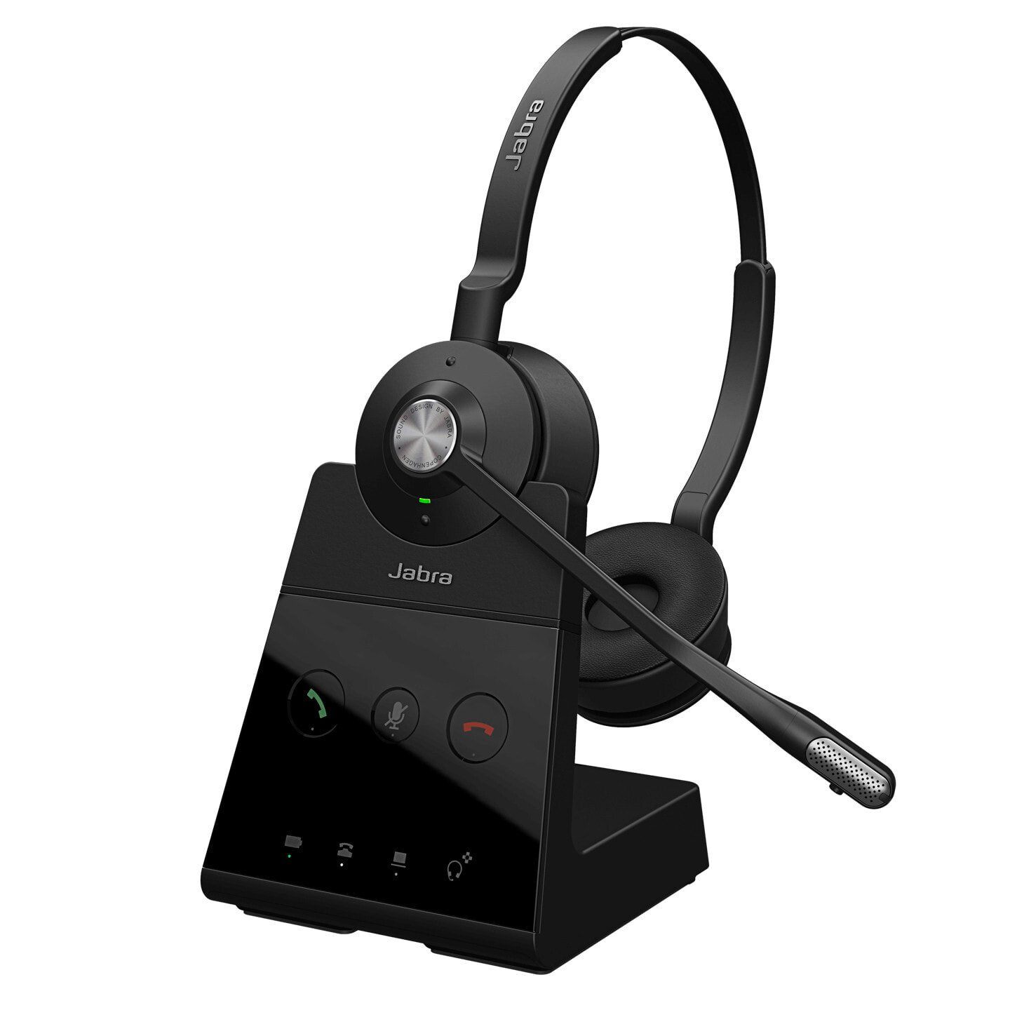 Jabra Engage 65 Stereo - Wireless - Office/Call center - 40 - 16000 Hz - 82 g - Headset - Black