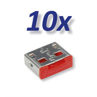 ROLINE 11.02.8331 - Port blocker key - USB Type-A - Grey - 10 pc(s)