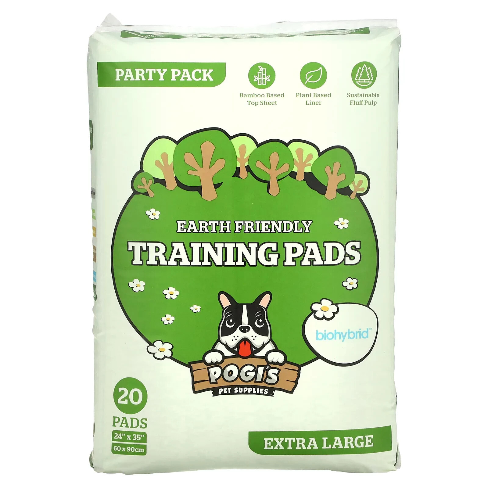 Pogi's, Earth Friendly Training Pads, 20 шт.