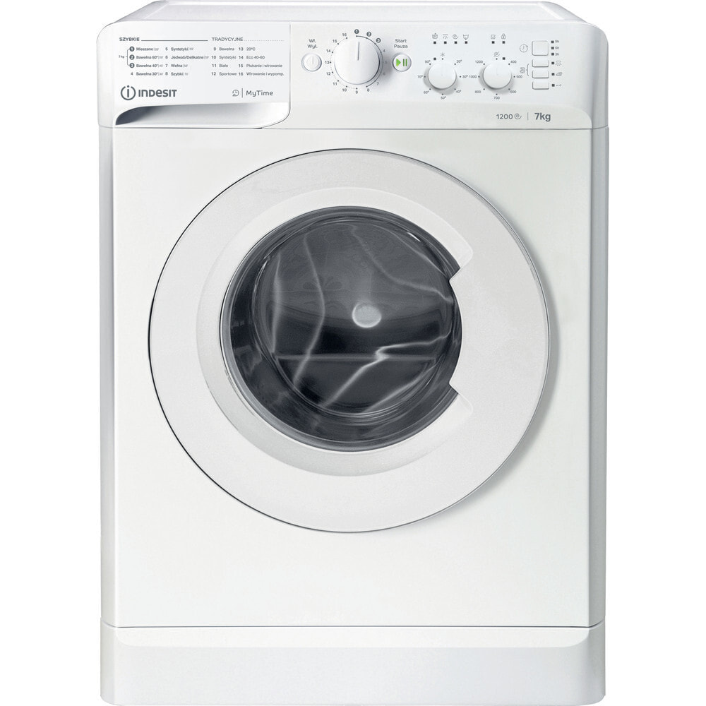 Стиральная машина Indesit MTWC 71252 W PL 7 кг 1200 RPM E Белый — купить  недорого с доставкой, 341657