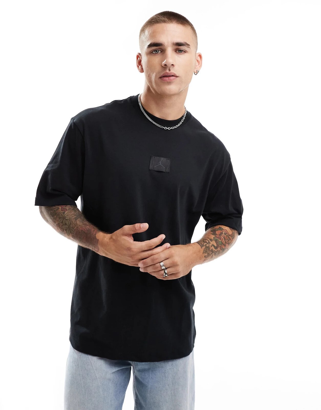 Jordan – Essential – Oversize-T-Shirt in Schwarz