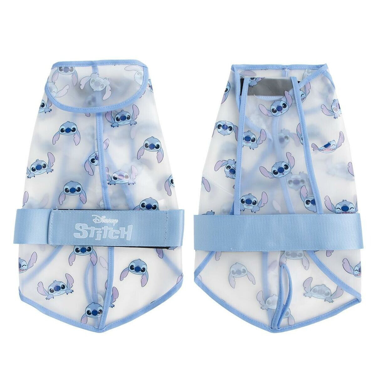 Dog raincoat Stitch Blue S